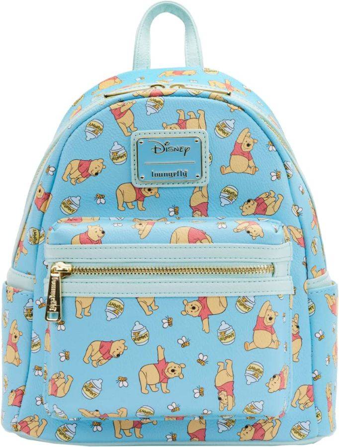 Pop Weasel Image of Winnie the Pooh - Collage Print US Exclusive Mini Backpack [RS] - Loungefly - Bags, Wallets & Purses - Image - Pop Weasel