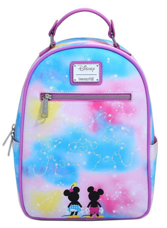 Pop Weasel Image of Disney - Mickey&Minnie Constellation US Exclusive Mini Backpack [RS] - Loungefly - Bags, Wallets & Purses - Image - Pop Weasel