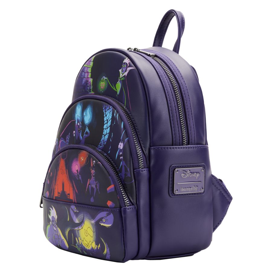 Pop Weasel - Image 4 of Disney Villains - Triple Pocket Glow Mini Backpack - Loungefly - Bags, Wallets & Purses - Image - Pop Weasel