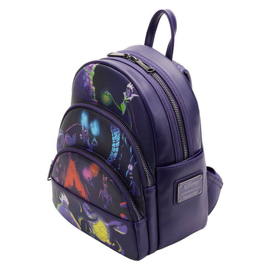 Pop Weasel Image of Disney Villains - Triple Pocket Glow Mini Backpack - Loungefly