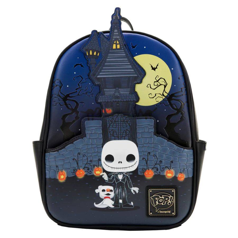 Pop Weasel Image of The Nightmare Before Christmas - Jack Skellington House Pop! Mini Backpack - Loungefly - Bags, Wallets & Purses - Image - Pop Weasel