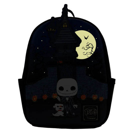 Pop Weasel - Image 2 of The Nightmare Before Christmas - Jack Skellington House Pop! Mini Backpack - Loungefly