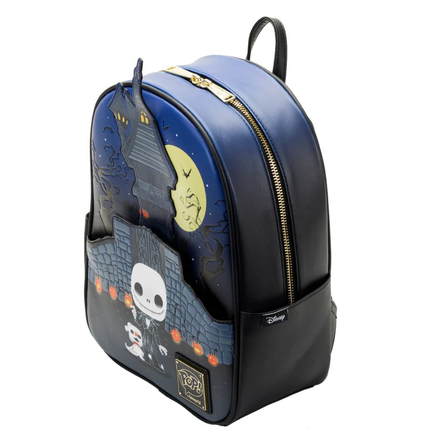 Pop Weasel - Image 3 of The Nightmare Before Christmas - Jack Skellington House Pop! Mini Backpack - Loungefly - Bags, Wallets & Purses - Image - Pop Weasel