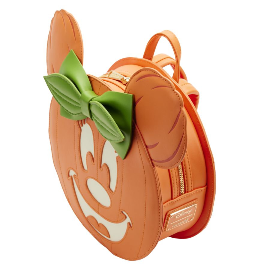 Pop Weasel - Image 2 of Disney - Minnie Mouse Pumpkin Glow Face Mini Backpack - Loungefly - Bags, Wallets & Purses - Image - Pop Weasel