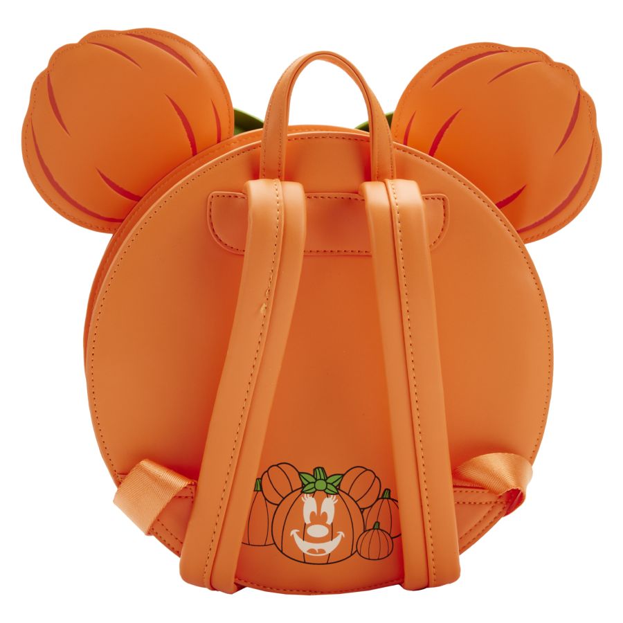 Pop Weasel - Image 3 of Disney - Minnie Mouse Pumpkin Glow Face Mini Backpack - Loungefly - Bags, Wallets & Purses - Image - Pop Weasel