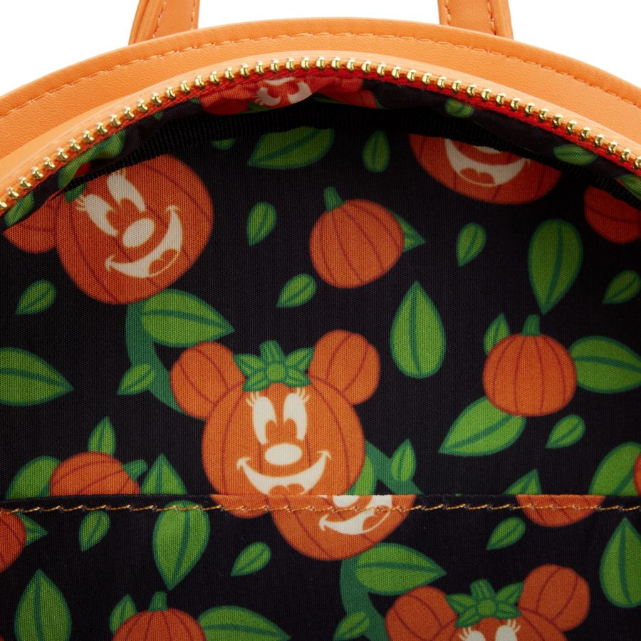 Pop Weasel - Image 5 of Disney - Minnie Mouse Pumpkin Glow Face Mini Backpack - Loungefly - Bags, Wallets & Purses - Image - Pop Weasel