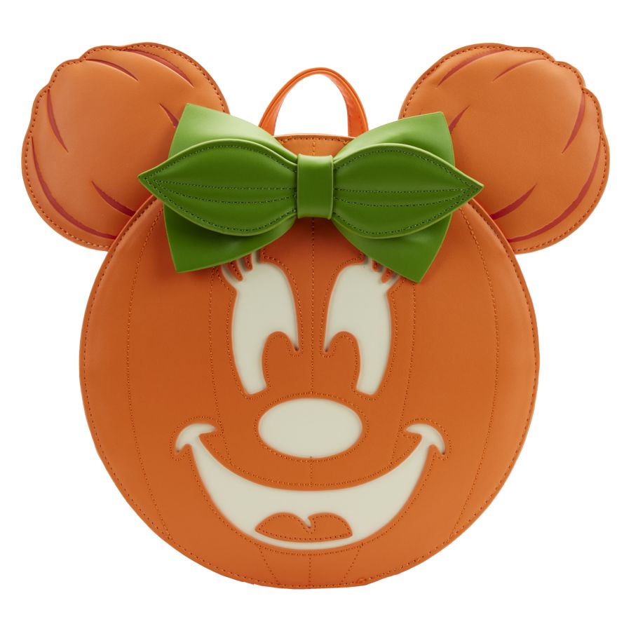 Pop Weasel - Image 6 of Disney - Minnie Mouse Pumpkin Glow Face Mini Backpack - Loungefly - Bags, Wallets & Purses - Image - Pop Weasel