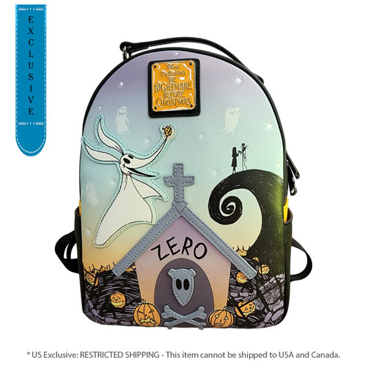 Pop Weasel Image of Nightmare Before Christmas - Zero Graveyard US Exclusive Mini Backpack [RS] - Loungefly