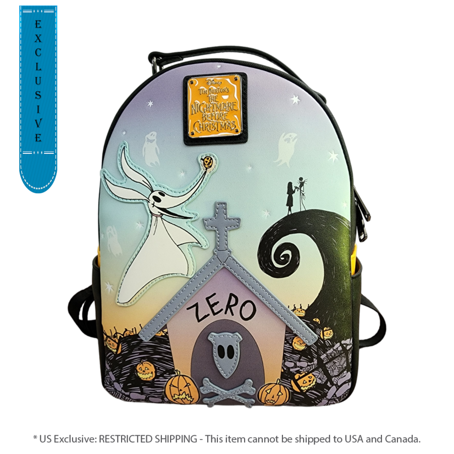 Pop Weasel Image of Nightmare Before Christmas - Zero Graveyard US Exclusive Mini Backpack [RS] - Loungefly - Bags, Wallets & Purses - Image - Pop Weasel