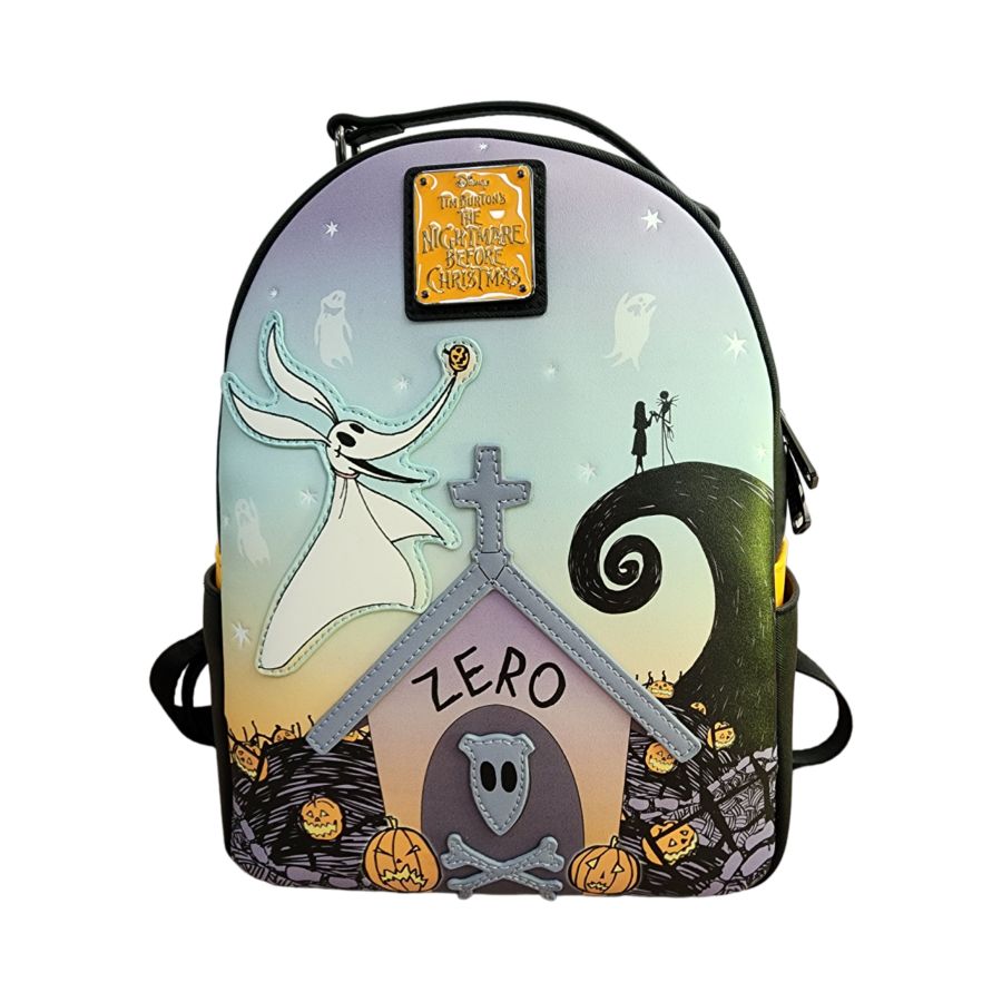 Pop Weasel - Image 2 of Nightmare Before Christmas - Zero Graveyard US Exclusive Mini Backpack [RS] - Loungefly - Bags, Wallets & Purses - Image - Pop Weasel