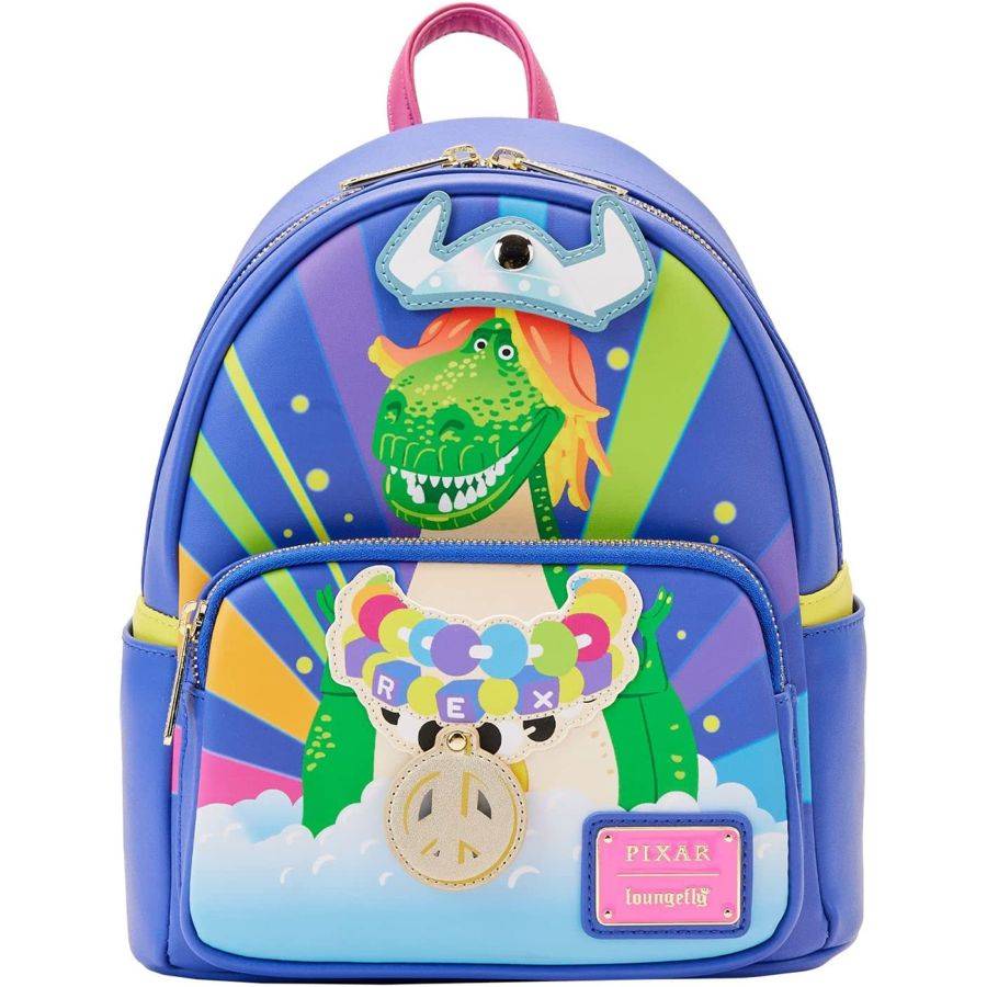 Pop Weasel Image of Toy Story - Partysaurus Rex US Exclusive Mini Backpack [RS] - Loungefly - Bags, Wallets & Purses - Image - Pop Weasel