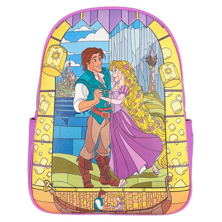 Pop Weasel Image of Tangled - Stained Glass US Exclusive Backpack [RS] - Loungefly - Bags, Wallets & Purses - Image - Pop Weasel