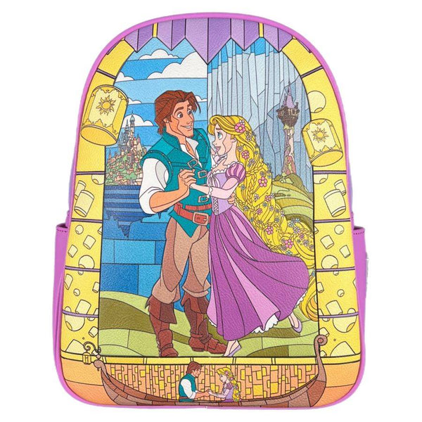 Pop Weasel Image of Tangled - Stained Glass US Exclusive Backpack [RS] - Loungefly