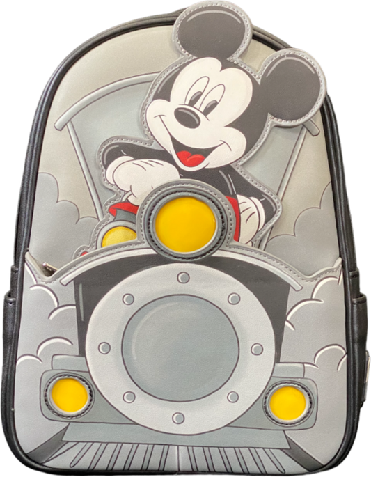 Pop Weasel Image of Disney - Mickey Train Conductor Backpack RS - Loungefly