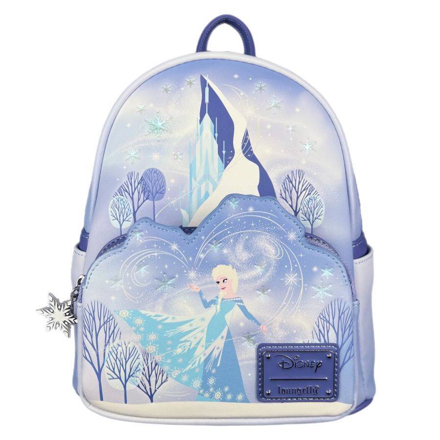 Pop Weasel Image of Frozen - Elsa Castle with Olaf US Exclusive Mini Backpack [RS] - Loungefly - Bags, Wallets & Purses - Image - Pop Weasel