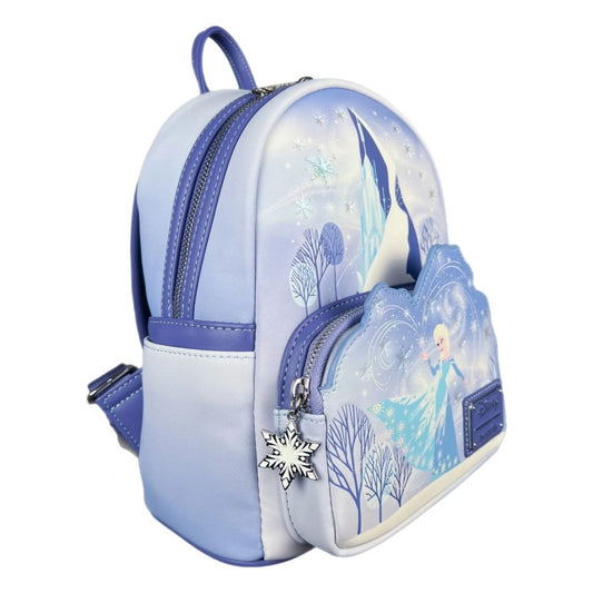 Pop Weasel - Image 2 of Frozen - Elsa Castle with Olaf US Exclusive Mini Backpack [RS] - Loungefly