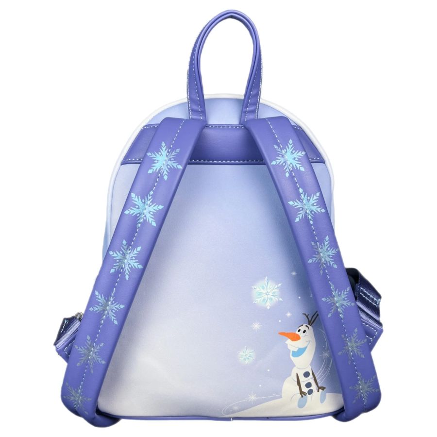 Pop Weasel - Image 4 of Frozen - Elsa Castle with Olaf US Exclusive Mini Backpack [RS] - Loungefly - Bags, Wallets & Purses - Image - Pop Weasel