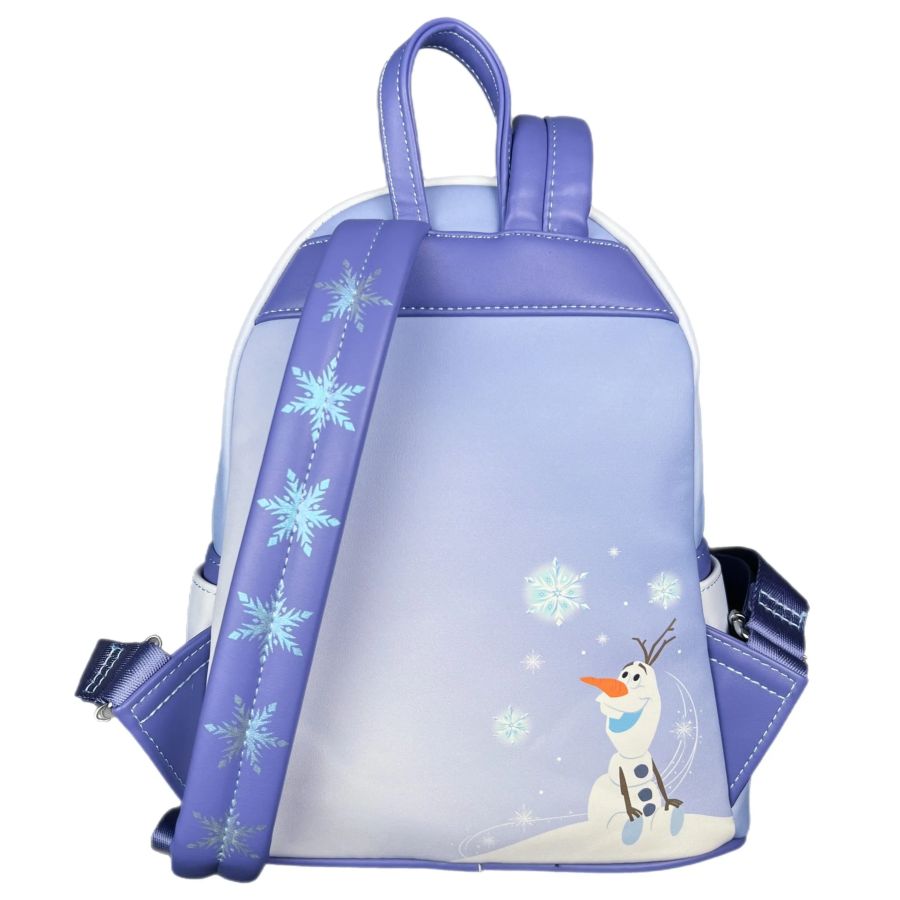 Pop Weasel - Image 5 of Frozen - Elsa Castle with Olaf US Exclusive Mini Backpack [RS] - Loungefly - Bags, Wallets & Purses - Image - Pop Weasel