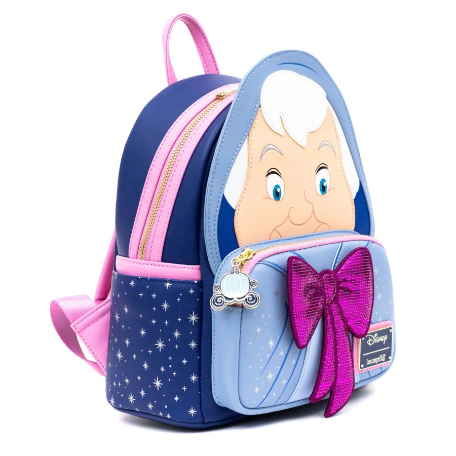 Pop Weasel - Image 4 of Sleeping Beauty - Fairy Godmother US Exclusive Mini Backpack [RS] - Loungefly - Bags, Wallets & Purses - Image - Pop Weasel