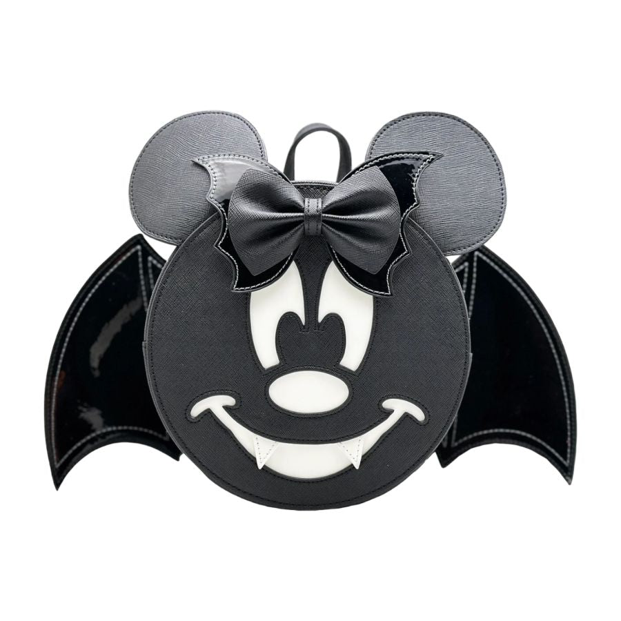 Pop Weasel - Image 2 of Disney - Minnie Mouse Bat US Exclusive Convertible Mini Backpack [RS] - Loungefly - Bags, Wallets & Purses - Image - Pop Weasel