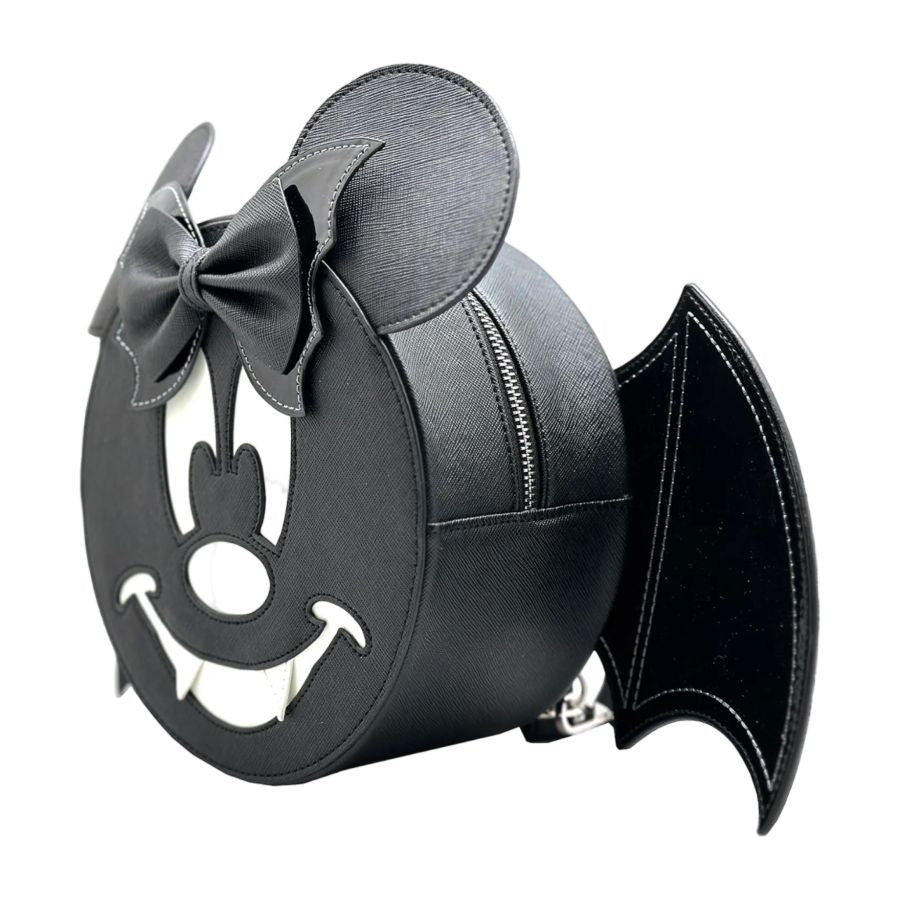 Pop Weasel - Image 4 of Disney - Minnie Mouse Bat US Exclusive Convertible Mini Backpack [RS] - Loungefly - Bags, Wallets & Purses - Image - Pop Weasel