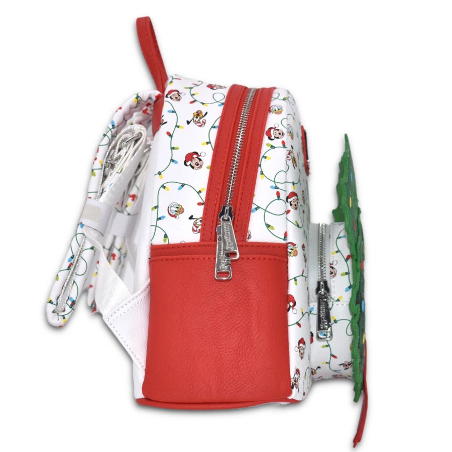 Pop Weasel - Image 5 of Disney - Mickey Holiday Wreath US Exclusive Mini Backpack [RS] - Loungefly - Bags, Wallets & Purses - Image - Pop Weasel