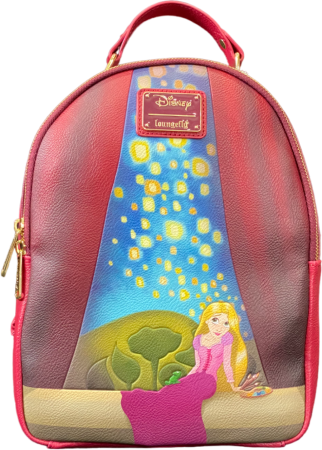 Pop Weasel Image of Tangled - Art Mini Backpack RS - Loungefly - Bags, Wallets & Purses - Image - Pop Weasel