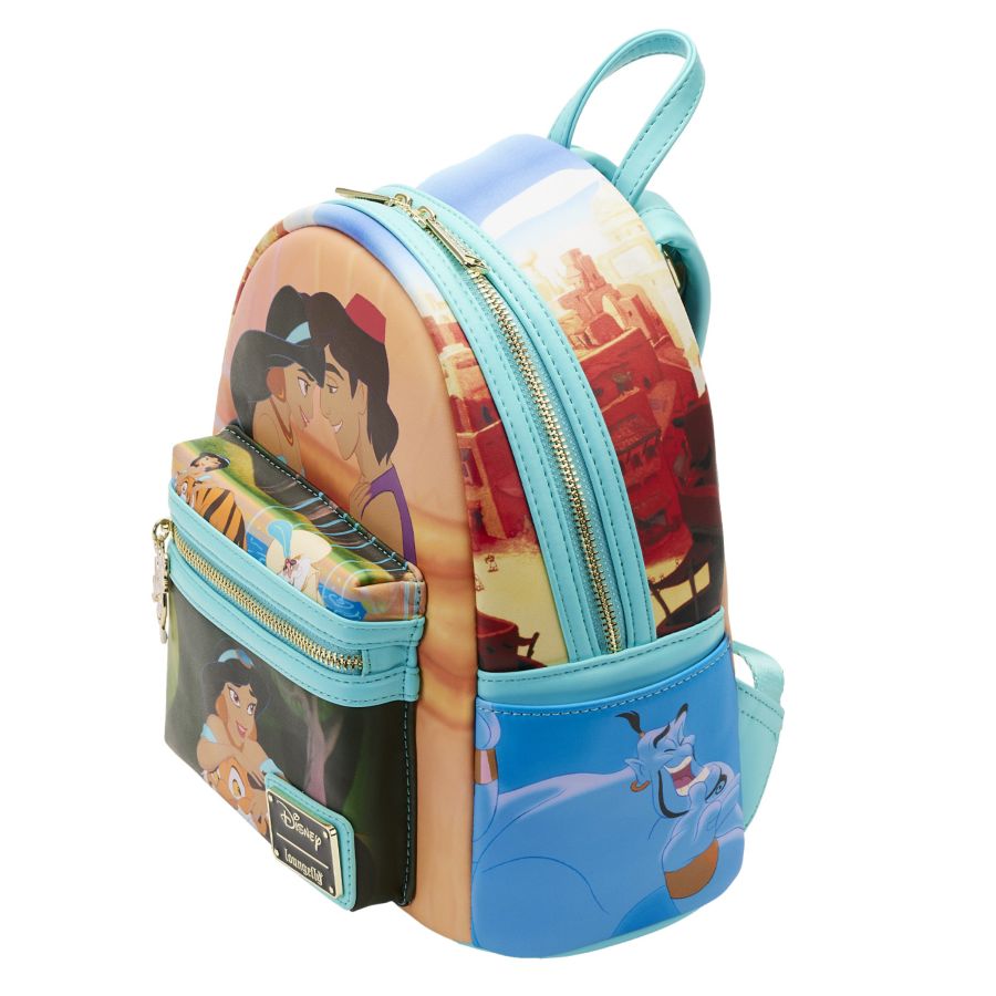 Pop Weasel - Image 3 of Aladdin (1992) - Jasmine Princess Scenes Mini Backpack - Loungefly - Bags, Wallets & Purses - Image - Pop Weasel