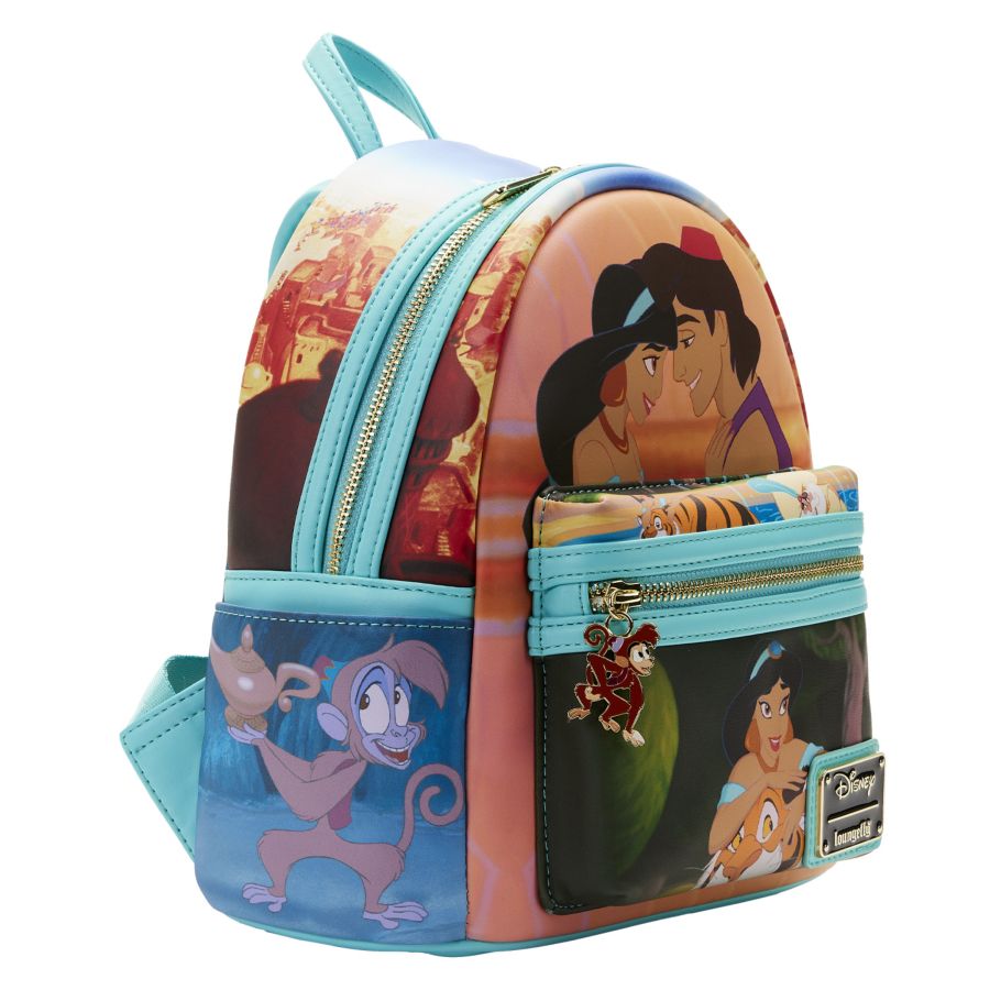 Pop Weasel - Image 4 of Aladdin (1992) - Jasmine Princess Scenes Mini Backpack - Loungefly - Bags, Wallets & Purses - Image - Pop Weasel