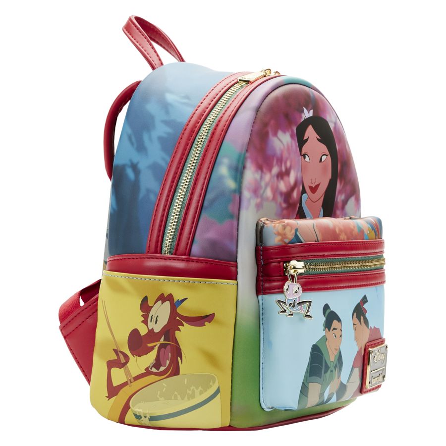 Pop Weasel - Image 4 of Mulan (1998) - Princess Scene Mini Backpack - Loungefly - Bags, Wallets & Purses - Image - Pop Weasel