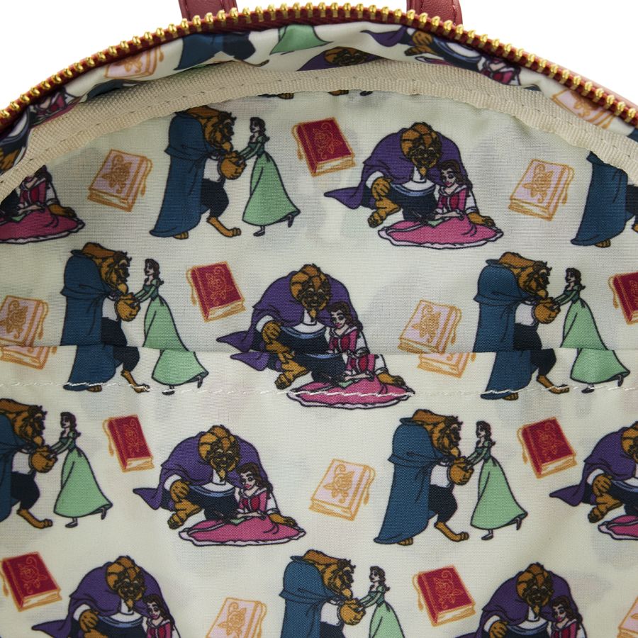 Pop Weasel - Image 6 of Beauty and the Beast (1991) - Library Scene Mini Backpack - Loungefly - Bags, Wallets & Purses - Image - Pop Weasel