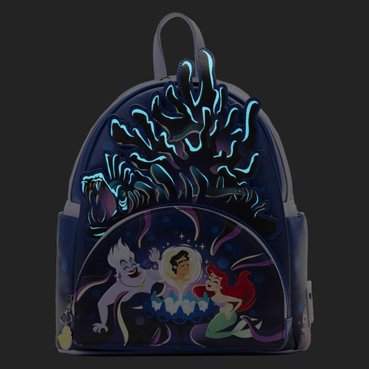 Pop Weasel - Image 2 of The Little Mermaid (1989) - Ursula Lair Glow Mini Backpack - Loungefly