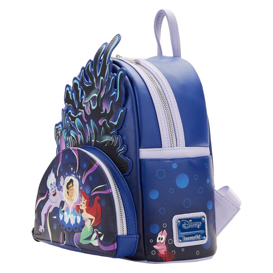 Pop Weasel - Image 3 of The Little Mermaid (1989) - Ursula Lair Glow Mini Backpack - Loungefly - Bags, Wallets & Purses - Image - Pop Weasel