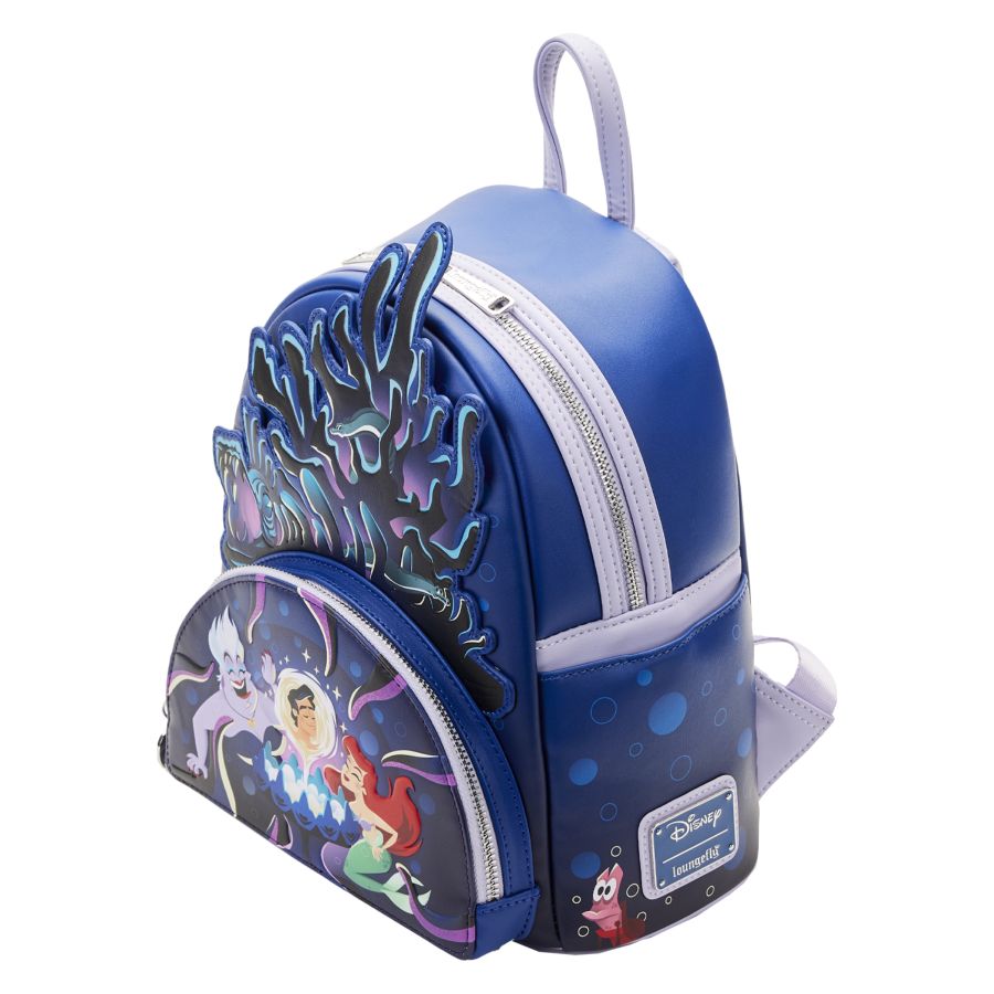 Pop Weasel - Image 4 of The Little Mermaid (1989) - Ursula Lair Glow Mini Backpack - Loungefly