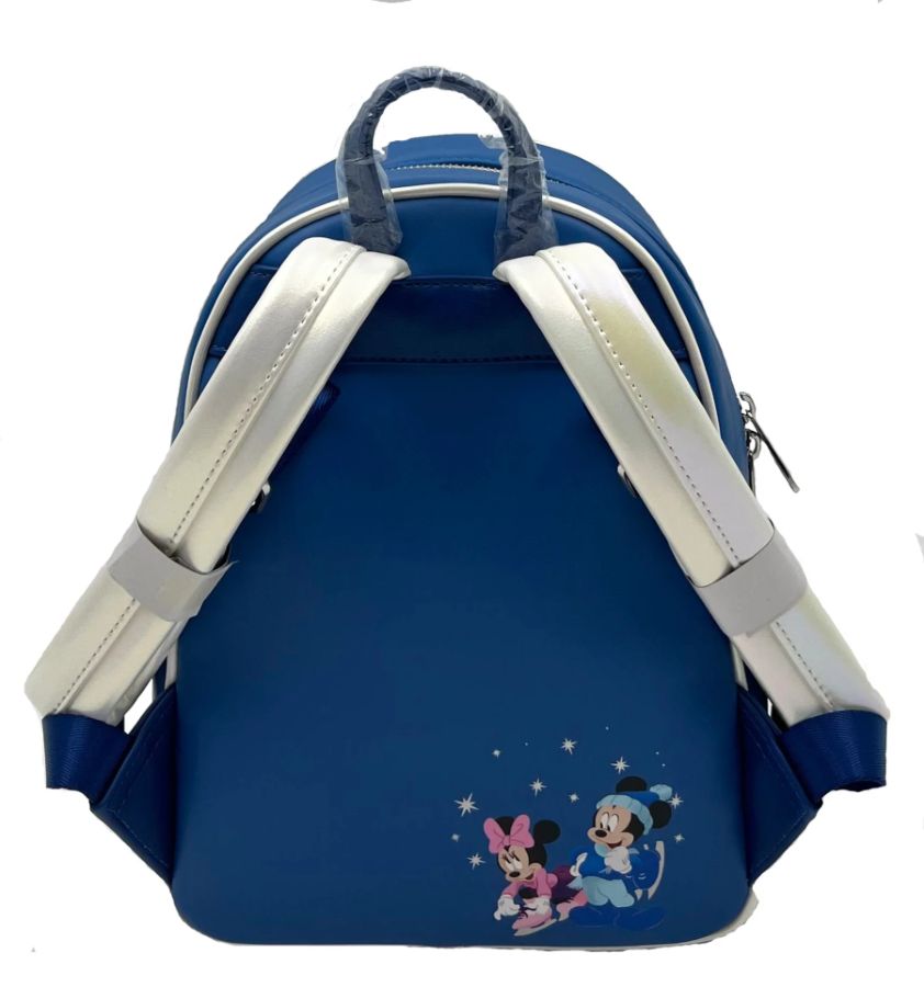 Pop Weasel - Image 4 of Disney - Mickey & Minnie Winter Scene US Exclusive Mini Backpack [RS] - Loungefly - Bags, Wallets & Purses - Image - Pop Weasel