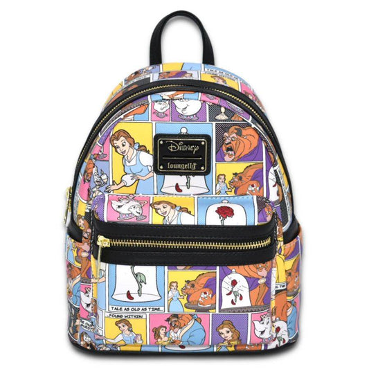 Beauty and the Beast (1991) - Comic Strip US Exclusive Mini Backpack [RS] - Loungefly