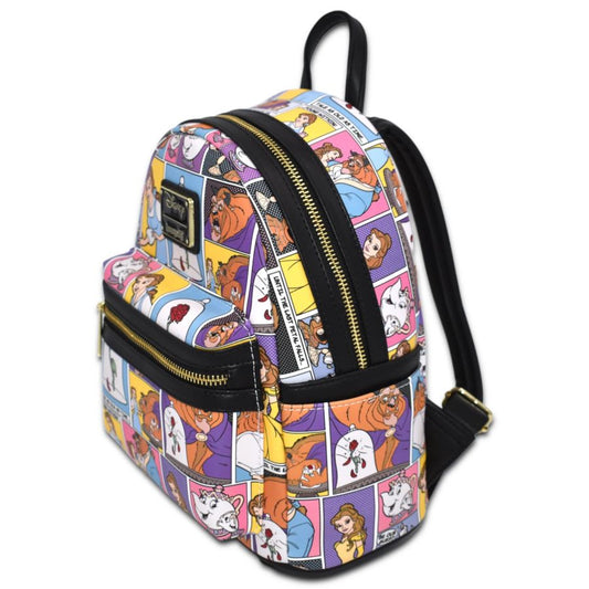 Beauty and the Beast (1991) - Comic Strip US Exclusive Mini Backpack [RS] - Loungefly