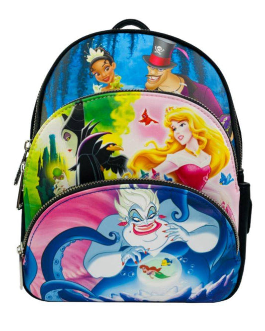 Pop Weasel Image of Disney - Good Vs Evil Scene Backpack [RS] - Loungefly