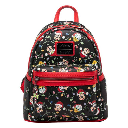 Pop Weasel Image of Disney - Mickey & Friends Christmas Lights US Exclusive Backpack [RS] - Loungefly