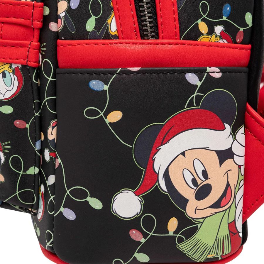 Pop Weasel - Image 6 of Disney - Mickey & Friends Christmas Lights US Exclusive Backpack [RS] - Loungefly - Bags, Wallets & Purses - Image - Pop Weasel