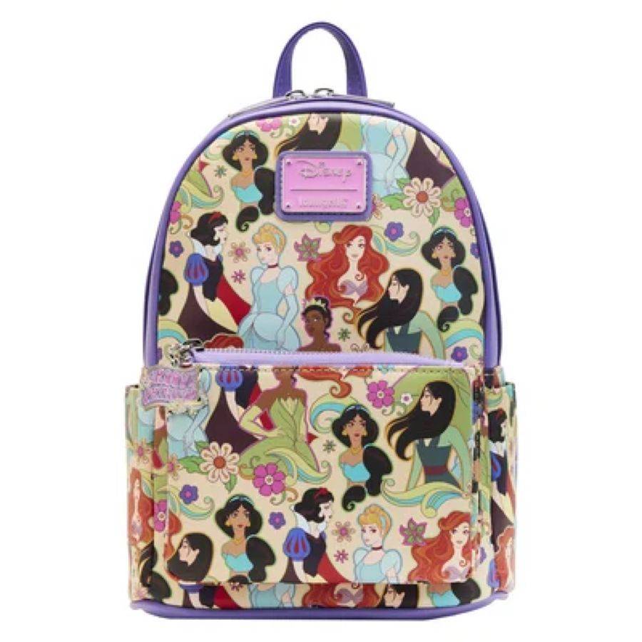 Pop Weasel Image of Disney - Groovy Princess US Exclusive Mini Backpack [RS] - Loungefly - Bags, Wallets & Purses - Image - Pop Weasel