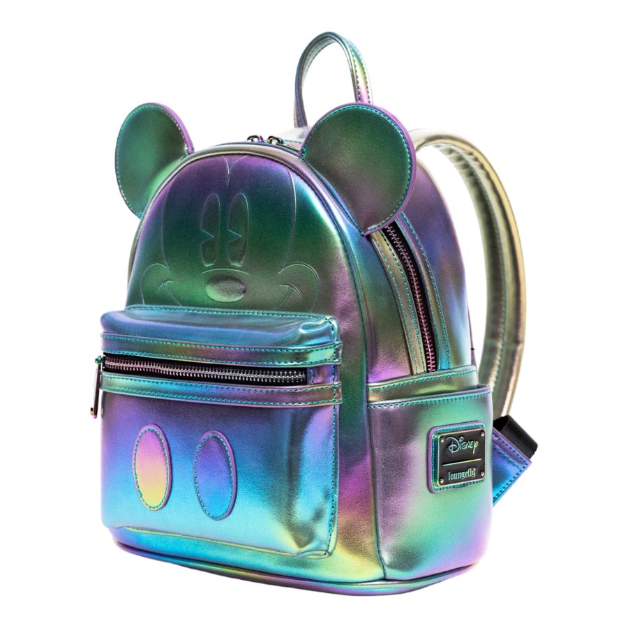 Pop Weasel - Image 2 of Disney - Mickey Mouse Oil Slick US Exclusive Mini Backpack [RS] - Loungefly - Bags, Wallets & Purses - Image - Pop Weasel