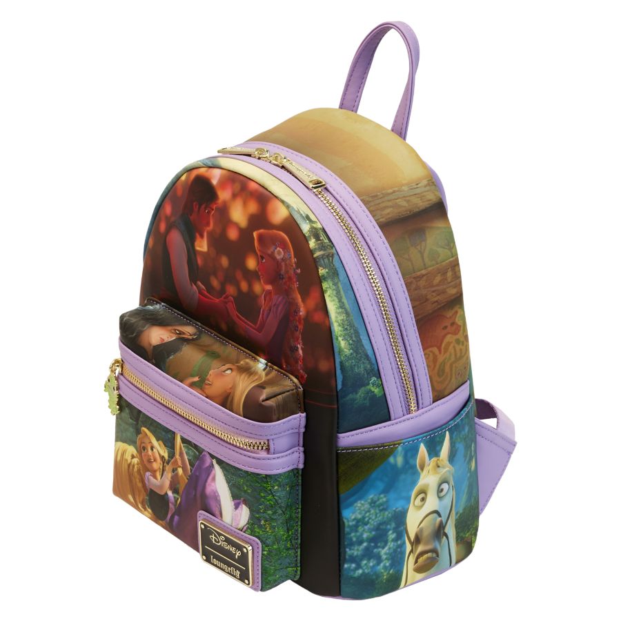 Pop Weasel - Image 3 of Tangled - Princess Scenes Mini Backpack - Loungefly - Bags, Wallets & Purses - Image - Pop Weasel