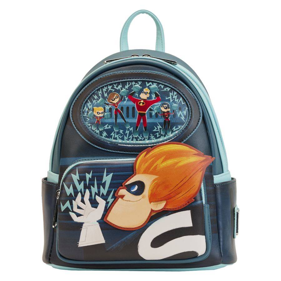 Pop Weasel Image of The Incredibles Syndrome Glow Mini Backpack - Loungefly - Bags, Wallets & Purses - Image - Pop Weasel