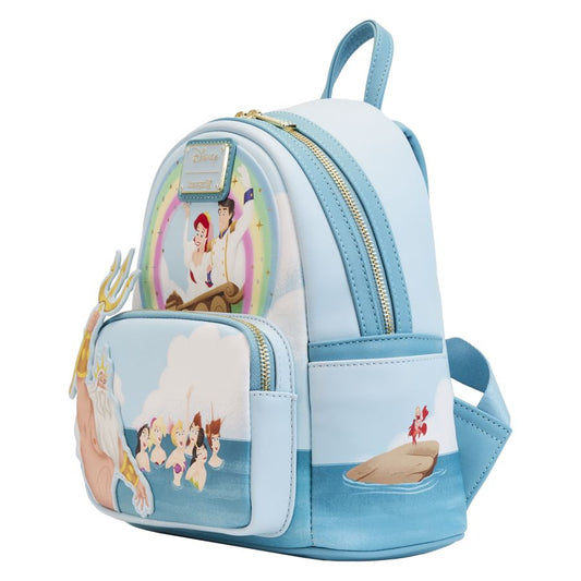 Pop Weasel - Image 2 of The Little Mermaid (1989) - Triton's Gift Mini Backpack - Loungefly