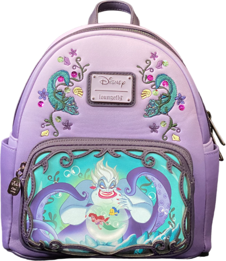 Pop Weasel Image of Disney Villains - Ursula Scene Mini Backpack RS - Loungefly - Bags, Wallets & Purses - Image - Pop Weasel