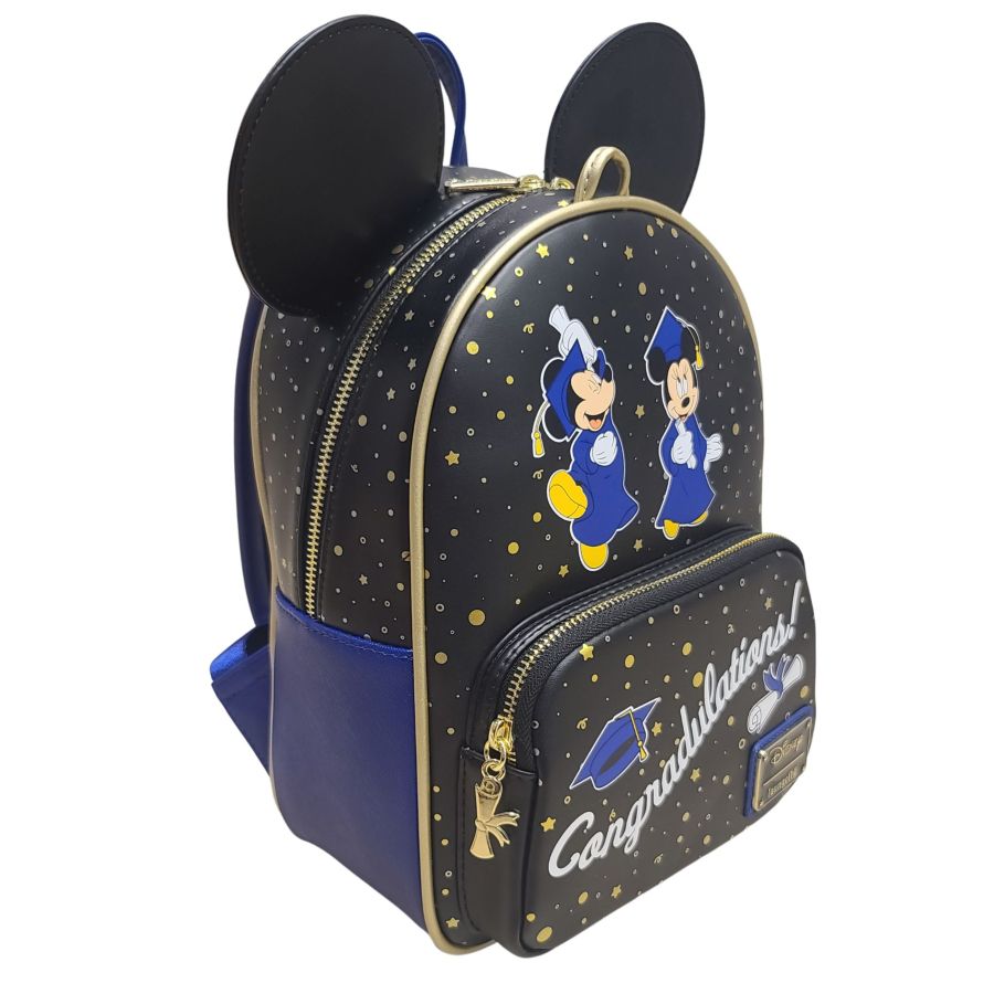 Disney - Mickey & Minnie Graduation US Exclusive Mini Backpack [RS] - Loungefly - Bags, Wallets & Purses - Image - Pop Weasel