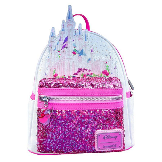 Pop Weasel Image of Sleeping Beauty - Castle US Exclusive Mini Backpack [RS] - Loungefly