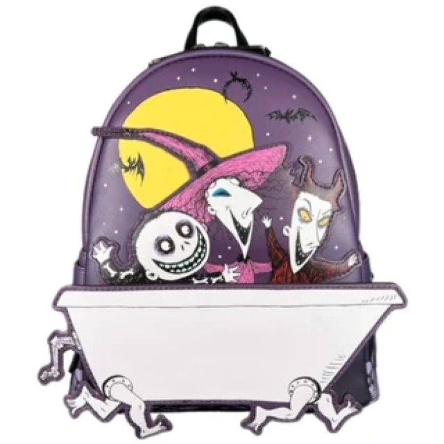 Pop Weasel Image of The Nightmare Before Christmas - Lock, Shock and Barrel Bathtub US Exclusive Backpack [RS] - Loungefly - Bags, Wallets & Purses - Image - Pop Weasel