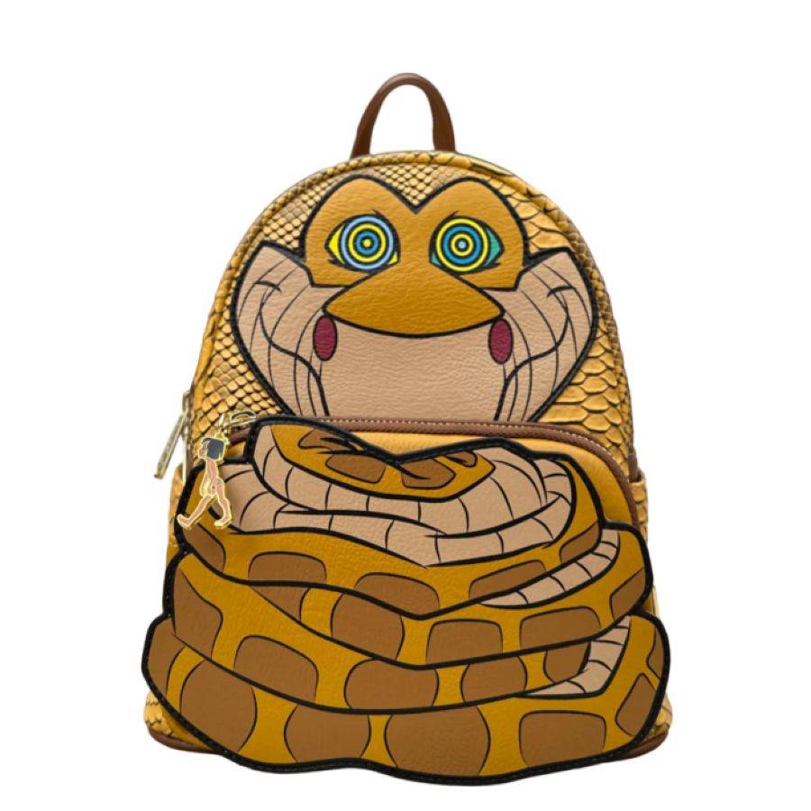 Pop Weasel Image of Jungle Book - Kaa Cosplay US Exclusive Mini Backpack [RS] - Loungefly - Bags, Wallets & Purses - Image - Pop Weasel